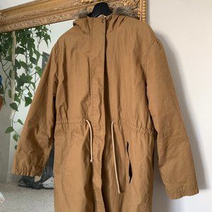 Old Navy Men's Tan Parka Jacket - XL